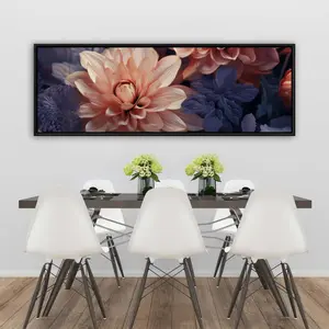 Conscious Sales C1FC2060E9XDH6 20 x 60 in. Pink & Purple Gray Framed Canvas - Art Piece