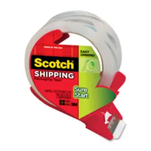 212 MAIN 3M Clear Adhesive Tape, 1.88in x 38.2 Yds Packing Tape