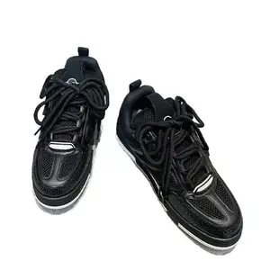 Couple High Quality Net Basketball Shoes Women Casual Sports Men Breathable Bread Retro And Fashionable Board Picture Color