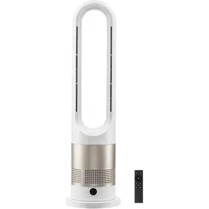 VEVOR Tower Fan Bladeless, 16 ft/s Velocity Quiet Floor Fan that Blows Cold Heating Air, 80 Oscillating Fans with 8 Speeds, 9H Timer, Standing Fans with Remote Control for Bedroom, Office, HomeVEVOR Super Brand Day