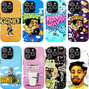 Veezee Rapper-Themed Phone Case — Fleetwood Mac 2025 Tour Series Shockproof Protective Case, Compatible with All iPhone Models, Hip-Hop Style Phone Case