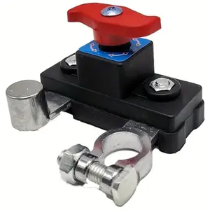 New Car Battery Disconnect Switch 12V & 24v, Truck Power Control, Thickened Terminal, Anti-Leakage Protection, Vehicle Essential