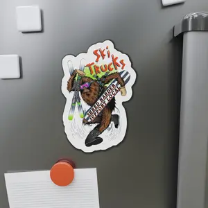 Shreddy Yeti Die-Cut Magnets