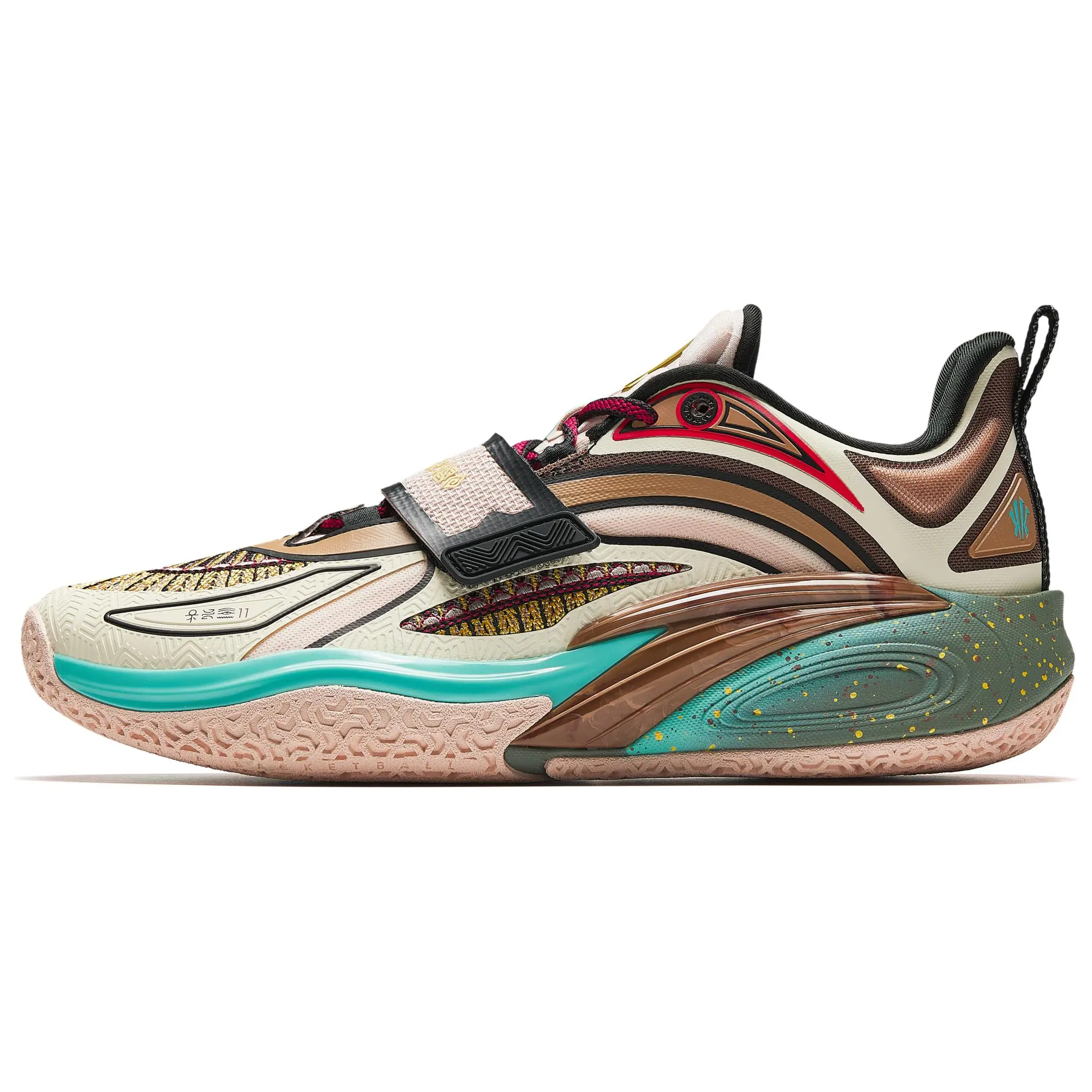 ANTA Kai 1 Embroidery Cushioned Low Top Basketball Shoes Men's 112521113S-1