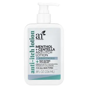 artnaturals Menthol + Centella Anti-Itch Lotion, For All Skin Types, 8 fl oz (236 ml)