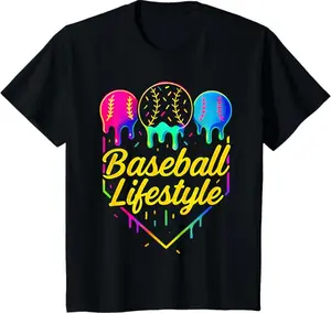 Baseball Life Style Drip Apparel Youth Drip Baseball T-Shirt, Life Style 101 Baseball Shirt For Him, Baseball Fan Gift Shirt