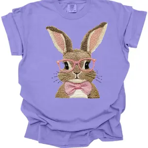 COMFORT COLORS faux bunny tee