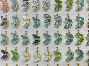 Yani(9064)gc.Butterfly rings 29.9$ for 8 pcs