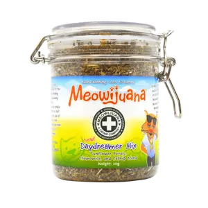 Jar of Daydreamer Mix - Premium Catnip, Sunflower Petals & Chamomile Blend