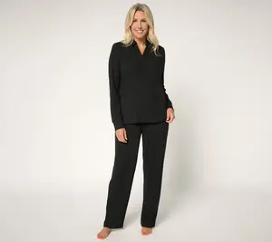 Cuddle Duds Petite Soft Rib Lounge Set