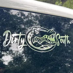 Dirty South Gators Decal, Multiple Sizes and Colors!