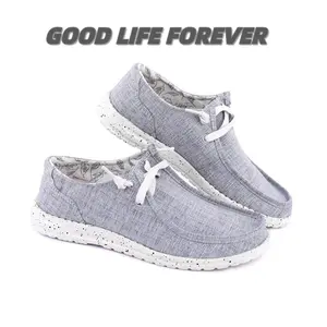 2025 New Lightweight Boat Shoes for Women,Easy to clean,Casual Loafers,Slip On Deck Shoes, Breathable Canvas Walking Shoes all seasons for daily wear
