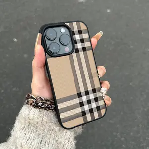 Trendy checkered Print Phone Case The Vertical Stripe Texture Adds a Tactile Every Day for iPhone 17 16 15 14 13 12 11 X XS Pro Max Plus Air Samsung Galaxy S25 S24 S23 S22 Ultra-Thin Anti-Drop Wear-Resistant Mag Safe Phone Case