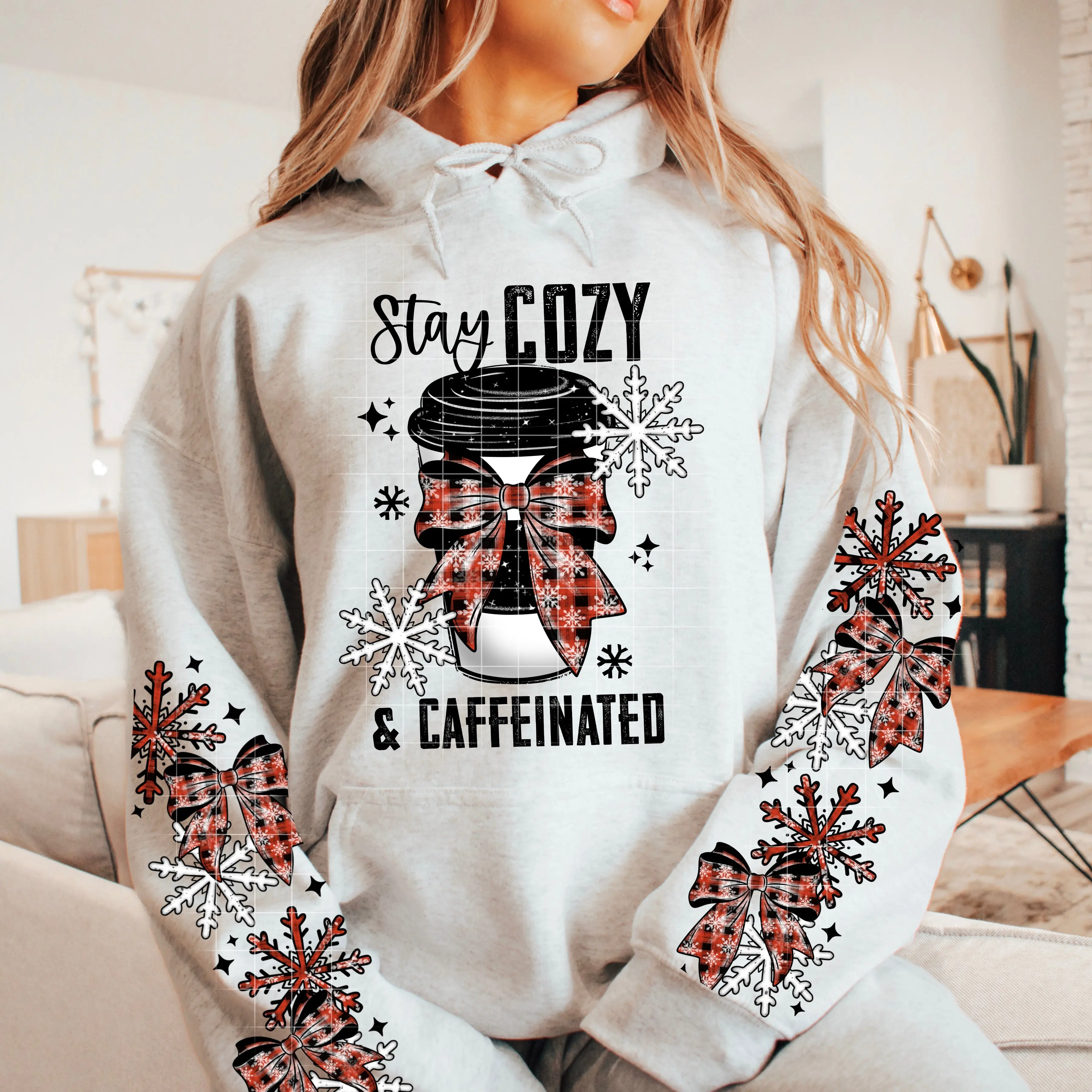 ❄️ Stay Cozy & Caffeinated Hoodie ☕️✨
