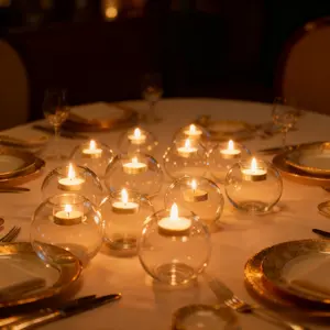 European Crystal Glass Candlesticks, Christmas Halloween Decorations, Tabletop Candelabra, Romantic Wedding Bar Party Home Decor