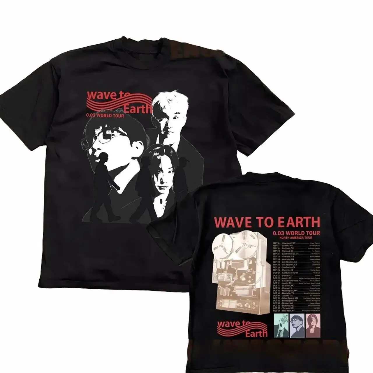Wave To Earth 0.03 Tour 2024 T-shirt, Wave To Earth Kpop Merch