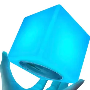 tesseract Light RGB 16 Colors Cool Cosmic Cube Lights with Remote Control, Tesseract Mood Lamp, IP65 Waterproof and USB Charging Beside Desk Lamp