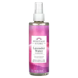 Heritage Store Lavender Water, Calming Mist, 8 fl oz (237 ml) Heritage Store Lavender Water, Calming Mist, 8 fl oz (237 ml)
