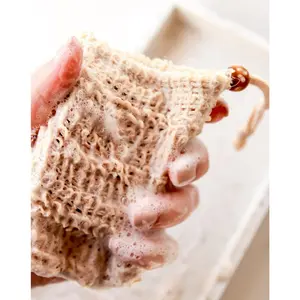Agave Fiber Exfoliating Soap Bag - Natural Exfoliating Soap for Skin Care - Versatile Use in Various Settings