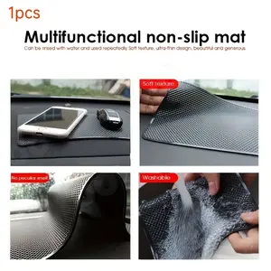 Non-Slip Sticker for Car Dashboard, Phone, and Keys, Magic Adhesive Pad, 200mm X 130mm, Easy to Apply, Durable Grip