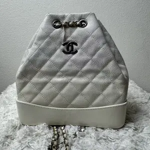 Pre-owned CHANEL Quilted Mini Bags Gabrielle backpack in leather