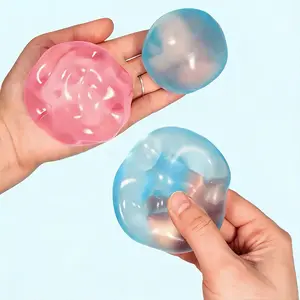 2 Pcs Handmade Slow rebound Coconut Squishy Ball、 Moldable ASMR Stress Ball、Soft Squeeze Fidget Toy for Relaxing & Desk Play