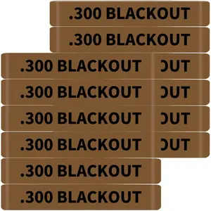 12 Pack .300 Blackout Magazine Marking Bands 300 BLK Magazine Caliber Identification