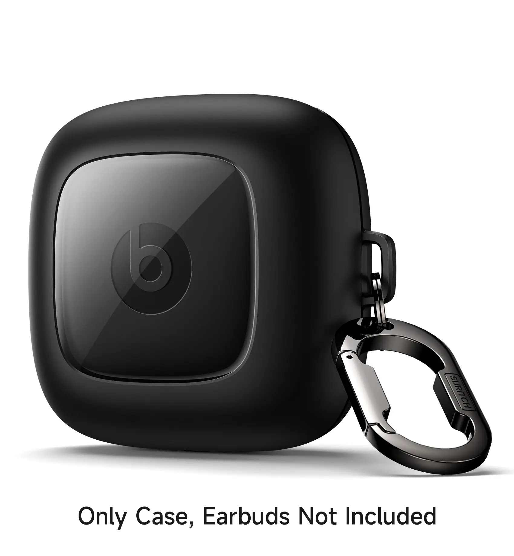 SURITCH for Powerbeats Pro Case Cover, Shockproof Magnetic Cases for Beats Powerbeats Pro Wireless Earbuds, Protective Cover with Magnetic Lid Lock & Carabiner, Full-Body Drop Protection[ONLY CASE, NO INCLUDE BUDS]