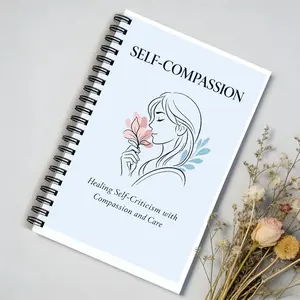 Light Floral Scent Self-Care Coil Notebook, Write Your Way to Peace, Perfect for Personal Reflections and Journaling
