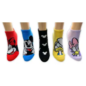 Disney Ladies' Set of 5 Mickey & Crew CharacterCrew Sock Set