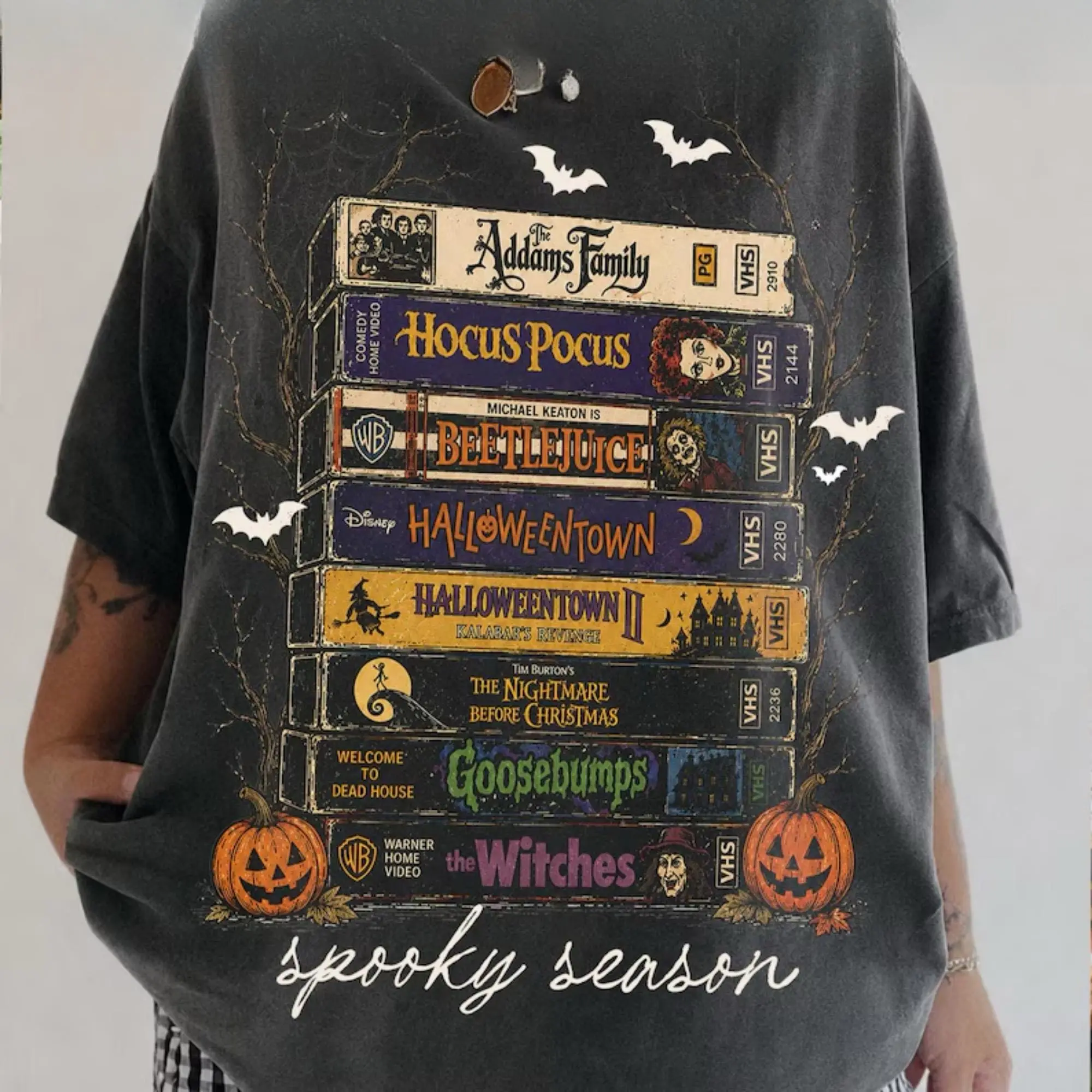 Comfort Colors Vintage Halloween Movie Shirt, Retro Spooky Season Tee, Horror Movie T-Shirt, Scary Movie Graphic Tee, Halloween Film Lover Shirt, Funny Horror Shirt Gift For Her, Cotton Fabric
