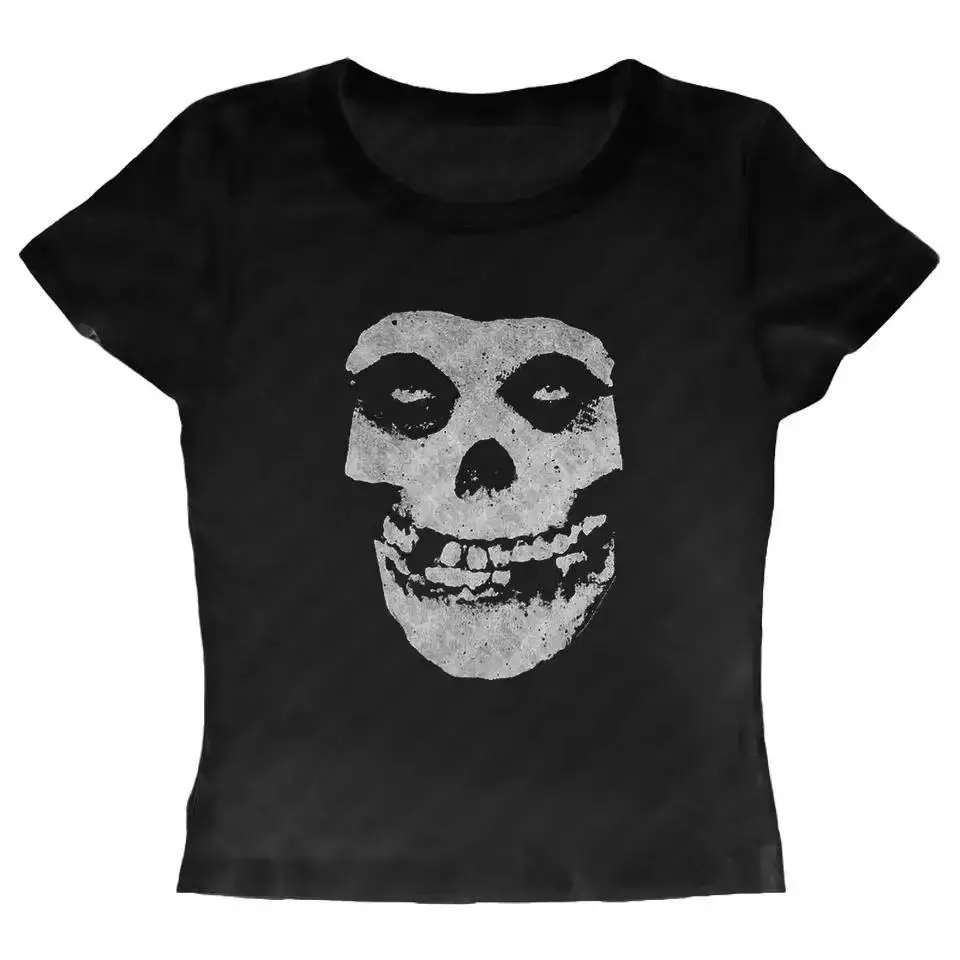 Baby Tee, Gothic Grunge Letter Print Top, Y2K Aesthetic Crop Tee, Vintage Streetwear Shirt, Emo Scene Baby Tee, Retro 2000s Graphic Top, Soft Girl Casual Outfit, Pinterest Inspired, Gift for Girlfriend