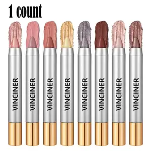 Vinciner Waterproof Eyeshadow Stick, Long-Lasting Matte Highlighter, Natural Smudgeproof Makeup, Perfect for Daily Use, Eye Makeup Products