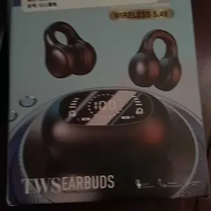 Wireless Ear Hook Earphone, Long Standby Gaming Headset with Digital Display Charging Case, True Wireless Bluetooth-compatible Fitness Earbuds for Sports Running, Chargeable Headphones