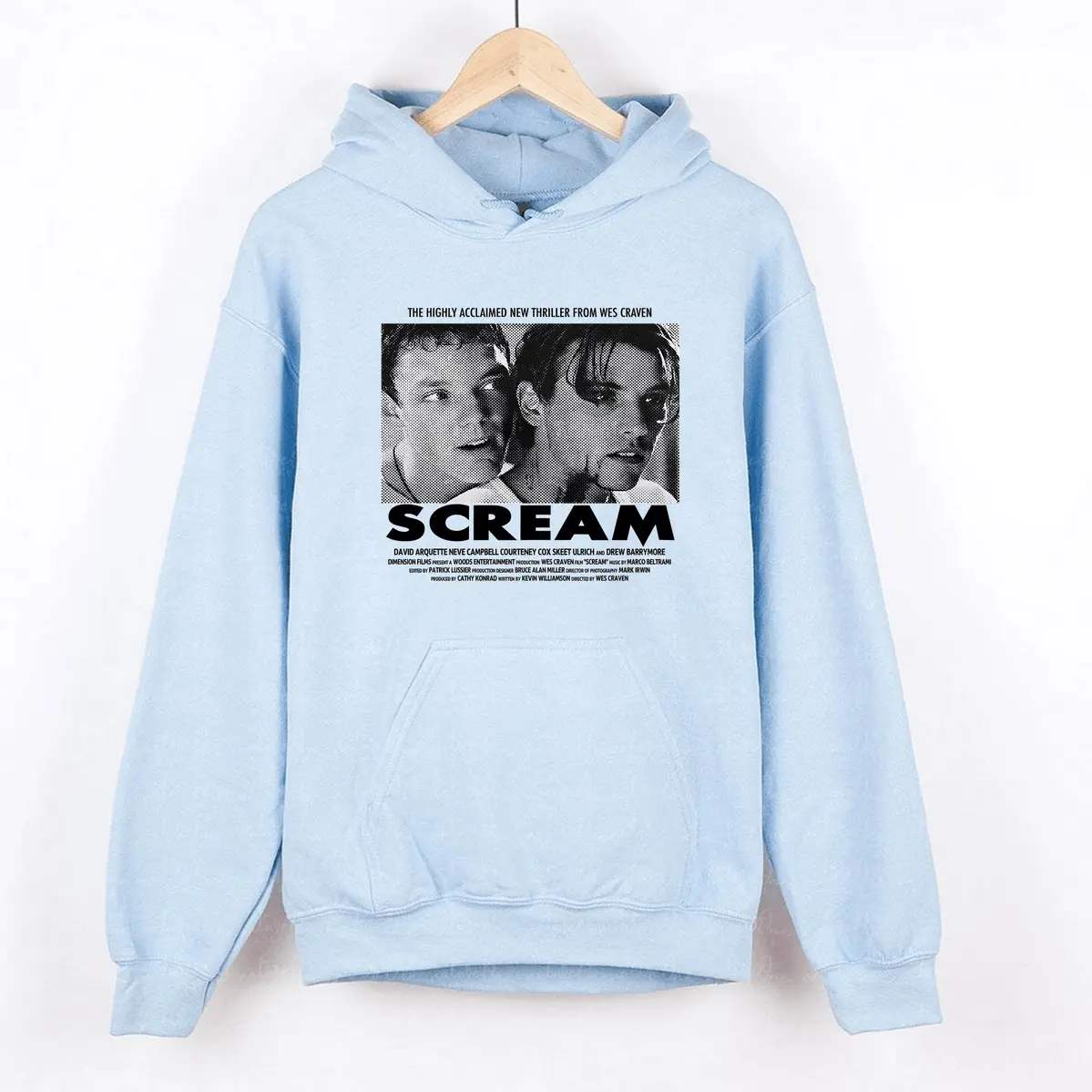 Scream Vintage Halloween Tshirt-Sweatshirt-Hoodie Halloween Shirt Billy Loomis Sweatshirt Movie Go-To Cotton Hoodie & Sweatshirt for Men & Women