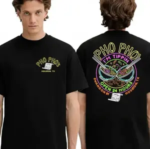 Pho Phos Im Tippin Open 24 Hours Swang On By Houston TX Shirt S-3XL Casual Style Tee Casual Streetwear Top