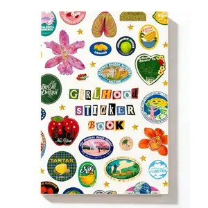2026 New Girlhood Sticker Book Includes 1260+ Retro for Scrapbooking,Ransom Note Sticker Book, Junk Journal, Journaling, DIY Crafts - Sticker Letters for Scrapbook Supplies, Junk Journal Supplies, Journaling Supplies
