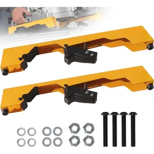 2 Pack Miter  Mounting Brackets, Large Heavy Duty Miter  Compatible with DWX723, DWX724, DWX725, DWX725B and DW723 Stands Yellow