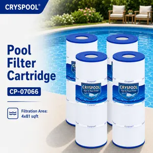 Pool Filter, Compatible with CX580XRE,  SwimClear C3030, C3025, PA81, C-7483, FC-1225, 81 Sq.ft Pool Filter Cartridge, 4 Pack