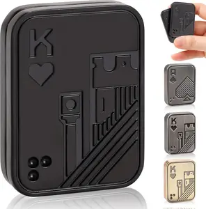 Fidget Toys Adult Fidget Slider with Magnetic Poker Push Card for Anxiety Stress Relief ADHD Focus  Desk Toy Gift for Adult