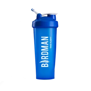 Birdman Shaker - Blue Sports Water Bottle Sports Water Bottle Reusable Portable Drinkware Outdoor Sports Bottle Water Storage Bottle