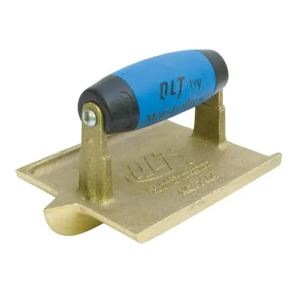MarshallTown 7316 10438 - Bronze Groover; 6 X 4 1/2; 1 1/4D, 1W, 1/2R-Resilient Handle, 6X4½ Inch, Groover Tool