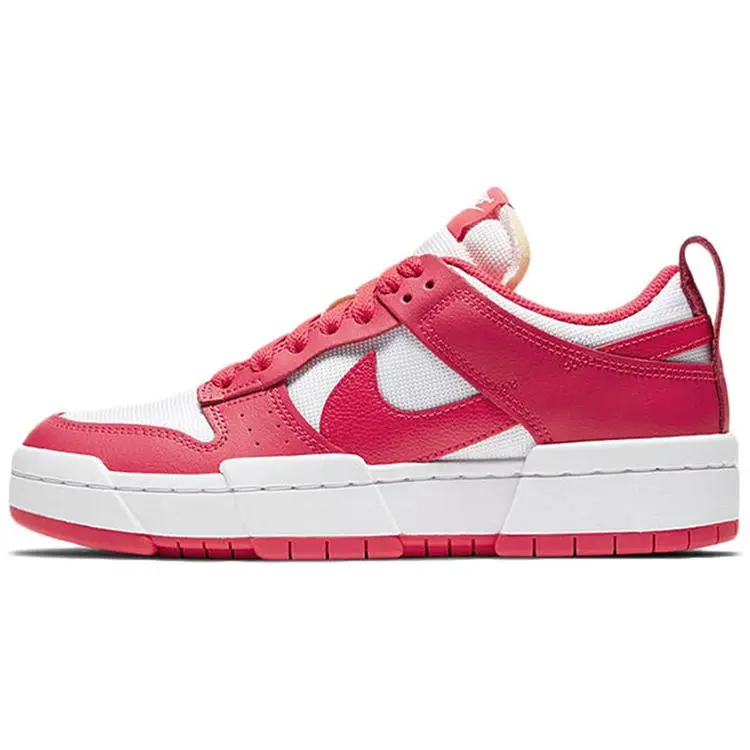 Nike Dunk Low Disrupt Siren Red' Durable Non-slip Skate Shoes Women's CK6654-601