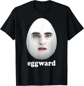 Cotton Gift Tee Funny Egg Eggward Gag Meme Parody Ironic Sarcastic eggward Funny Meme T-Shirt casual cotton streetwear Fabric Menswear streetwear for all