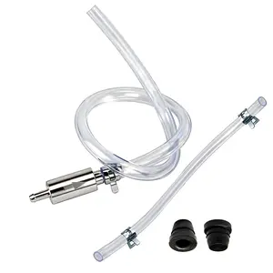 Universal Brake Bleeder Kit - One Way Check Valve & Bleeder Hose, Brake Fluid Bleeding Tool for Car, Motorbike & Bike