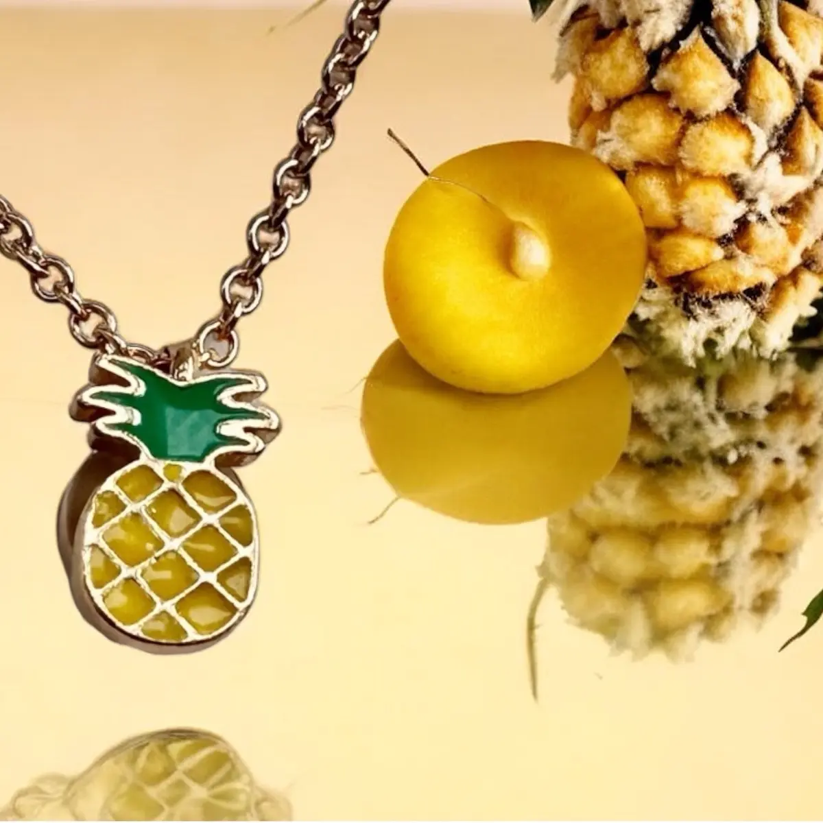 Pineapple Charm Necklace