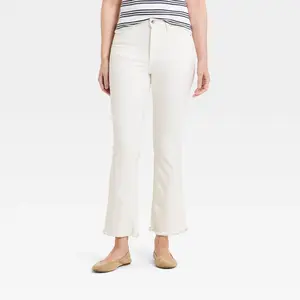 Women's High-Rise Kick Flare Jeans - Universal Thread Cloud White 22