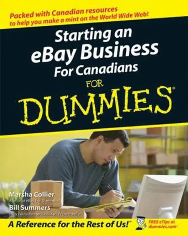 USED-Starting an eBay Business For Canadians For Dummies by Marsha Collier (Paperback)