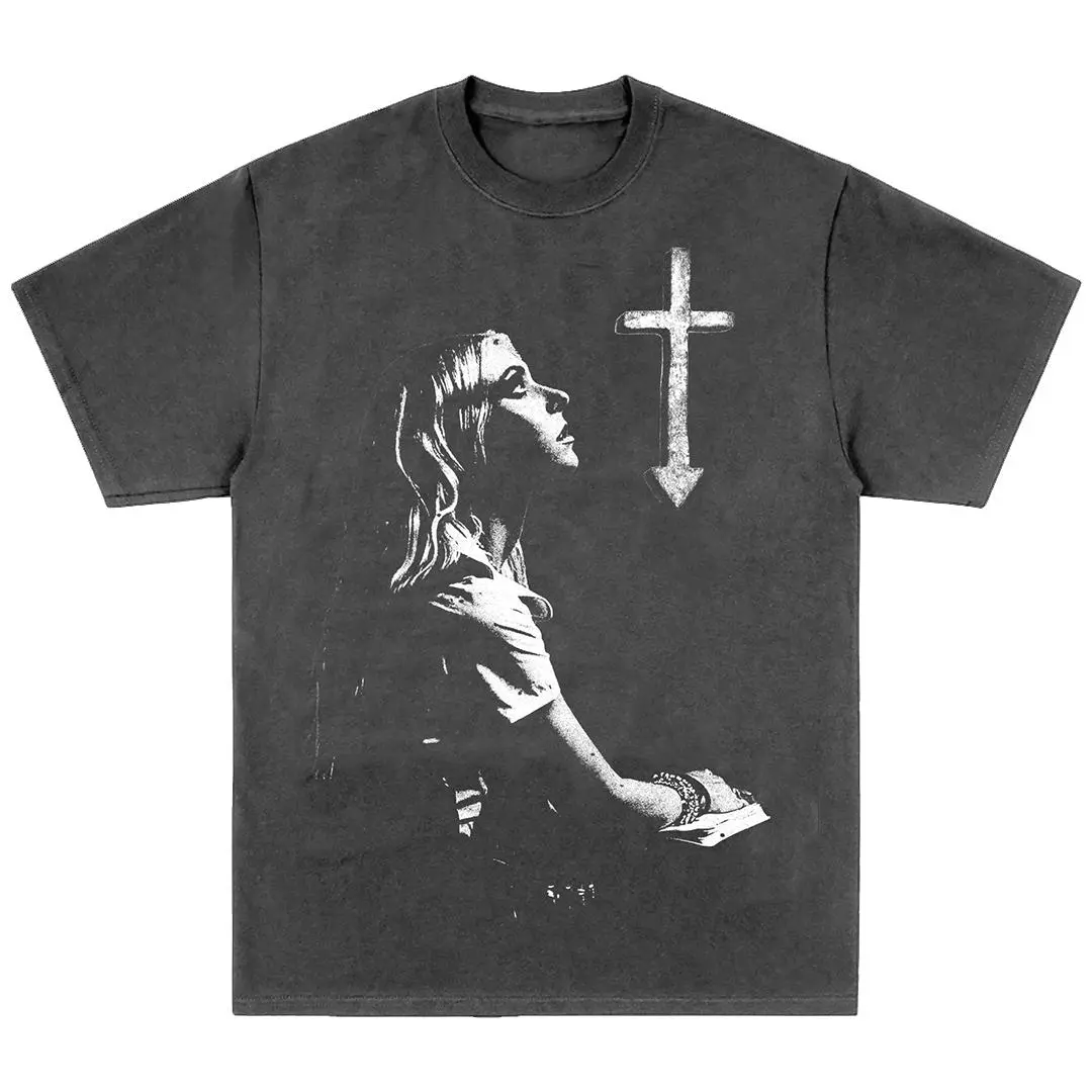 Women's Taylor Momsen Portrait Print Short-Sleeve Casual Cotton Fitted T-Shirt, Vintage Rock Icon Alternative Music Retro Unisex Apparel, Shortsleeve, Top, Clothes