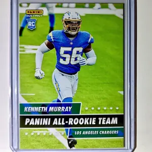 Kenneth Murray 2020 Panini All-Rookie Team NFL #19 Card 1/648 LA Chargers